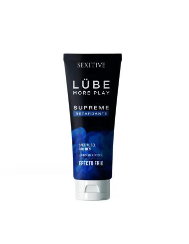 Gel lubricante lube supreme retardante 130ml | Sexitive | Efecto frio
