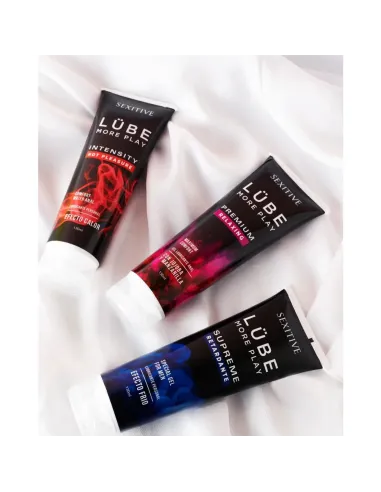 Gel lubricante lube supreme retardante 130ml | Sexitive | Efecto frio
