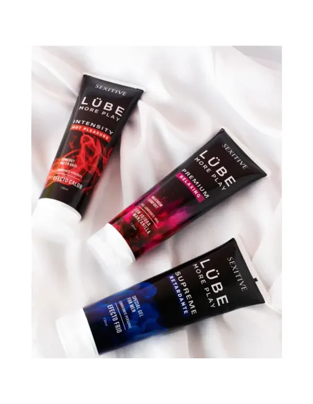 Gel lubricante lube supreme retardante 130ml | Sexitive | Efecto frio