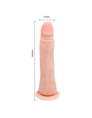 Consolador vertebrado con sopapa 20cm x 3,7cm | Baile | Realísticos