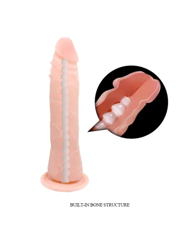 Consolador vertebrado con sopapa 20cm x 3,7cm | Baile | Realísticos