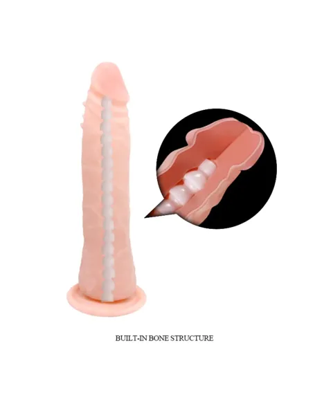 Consolador vertebrado con sopapa 20cm x 3,7cm | Baile | Realísticos