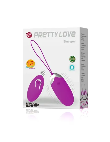 Vibrador inalambrico control remoto berger | Pretty love | Calor