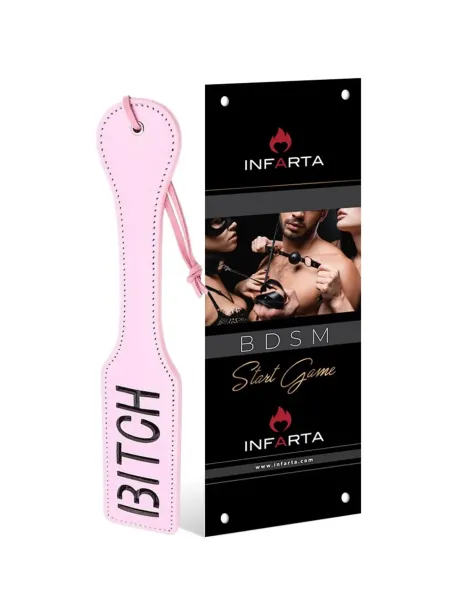 Palmeta bitch rosa | Infarta fetish | Látigos y palmetas