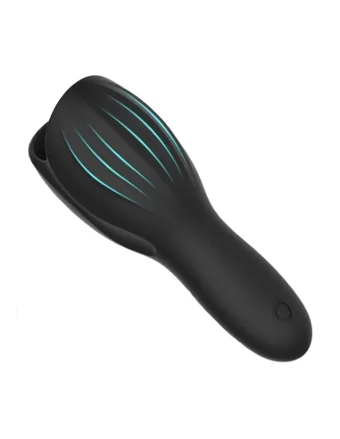 Masturbador woodblock - recargable - 10 funciones - silicona | S-hande | Masturbadores