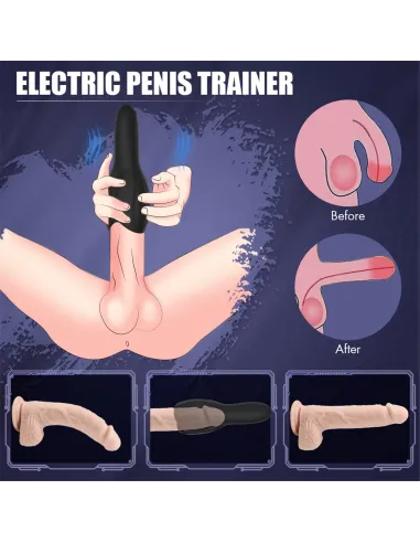 Masturbador woodblock - recargable - 10 funciones - silicona | S-hande | Masturbadores