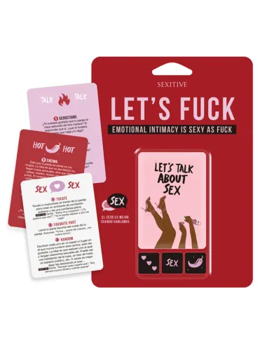 Let’s fuck juego de cartas + dados | Sexitive | Juegos eróticos
