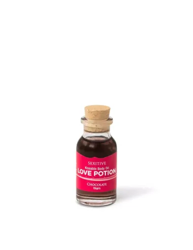 Mini aceite comestible love potion chocolate 15ml | Sexitive | Comestibles