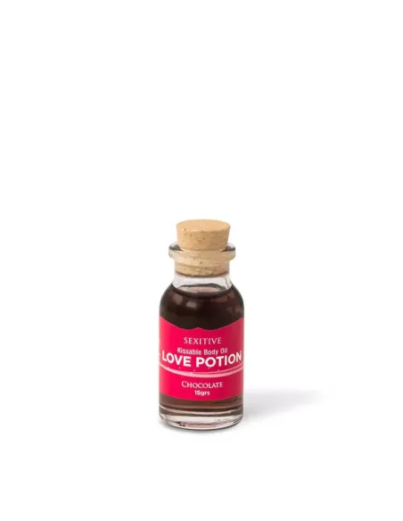 Mini aceite comestible love potion chocolate 15ml | Sexitive | Comestibles