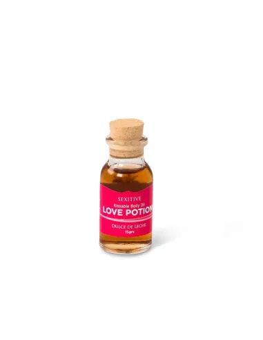 Mini aceite comestible love potion dulce de leche 15ml | Sexitive | Comestibles