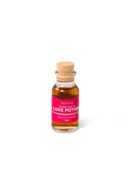 Mini aceite comestible love potion dulce de leche 15ml | Sexitive | Comestibles
