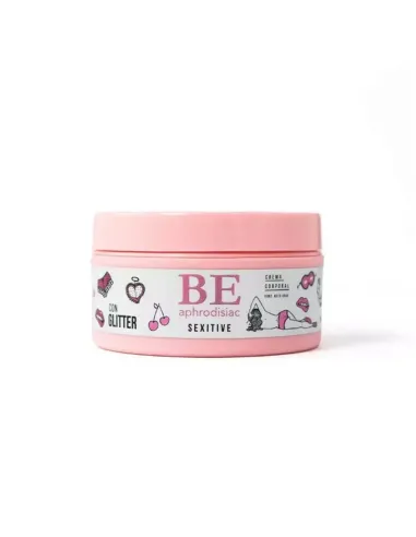 Be crema corporal con glitter 200gr | Sexitive | Masajes y relax