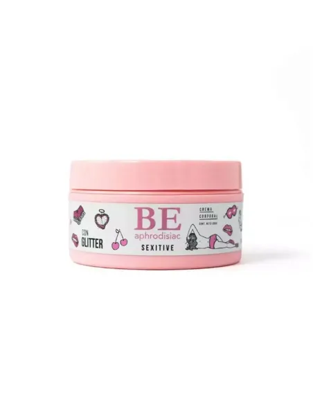 Be crema corporal con glitter 200gr | Sexitive | Masajes y relax