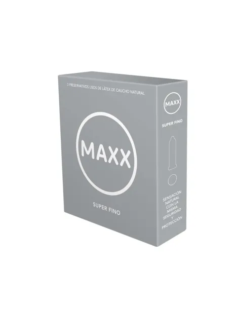 Maxx preservativos super fino 12x3 | Maxx | Preservativos