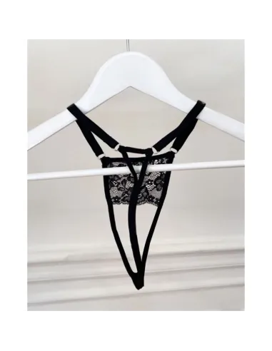 Less abierta regulable negra | Malena | Tangas cola less