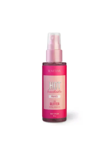 Body splash hot inevitable privée con glitter 60ml | Sexitive | Body splash
