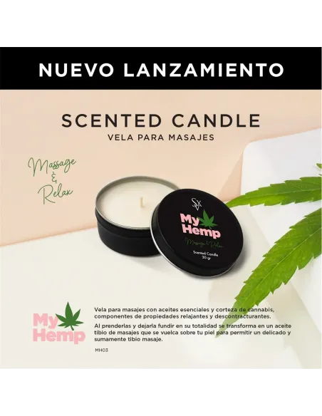 Massage candle my hemp - 30 gr | Sexitive | Corporales