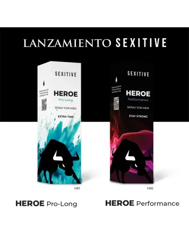Heroe pro long extra time - spray masculino- | Sexitive | Estimula pene