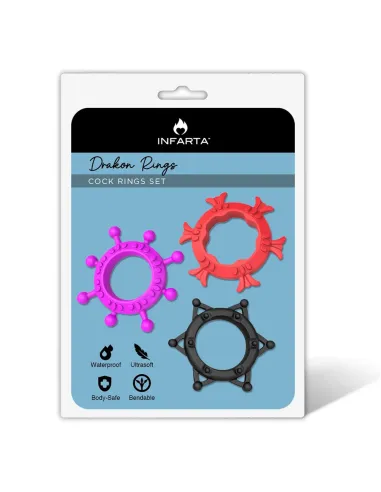 Cock rings set drakon rings | Infarta toys | Anillos