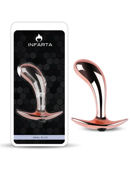 Anal plug ergo rose metal small | Infarta toys | Plugs