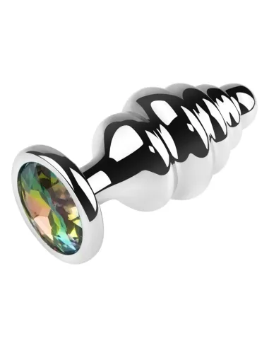 Anal plug luna metal medium rainbow | Infarta toys | Plugs