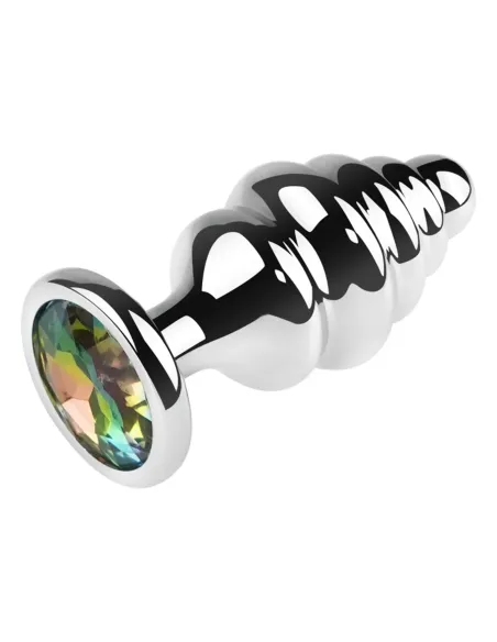 Anal plug luna metal medium rainbow | Infarta toys | Plugs