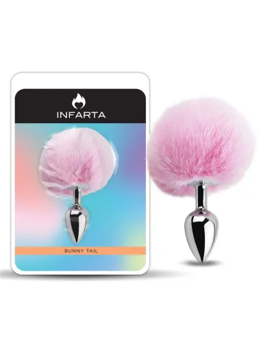 Anal plug bunny metal small pink | Infarta toys | Plugs
