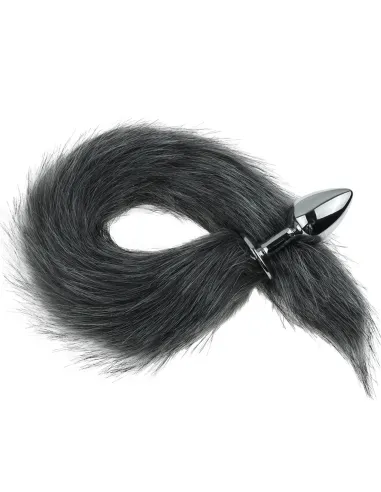 Anal plug tail metal small black | Infarta toys | Plugs