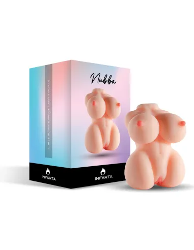 Masturbator nubba – mini body curvy female boobs & pussy | Infarta toys | Torsos