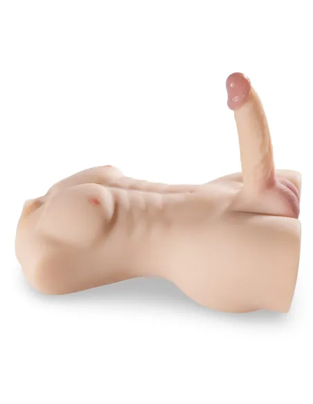Rudeboy – realistic male torso with erect dildo penis with vibrator | Infarta toys | Torsos