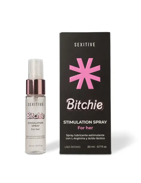 Bitchie - spray lubricante con l-arginina y ácido láctico - 20ml | Sexitive | Estimula vulva