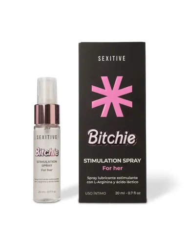 Bitchie - spray lubricante con l-arginina y ácido láctico - 20ml | Sexitive | Estimula vulva