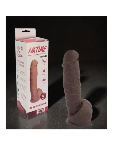 Nature mulato n 5 - 19.5 x 5 cm - introducibles 15.5cm - | Caiman | Dildos macizos