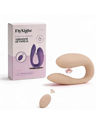 Vibrador de pareja nude / c9003 | Fly night | Estimuladores