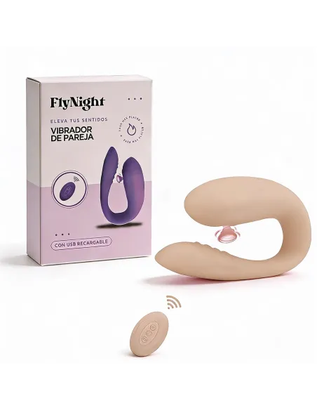 Vibrador de pareja nude / c9003 | Fly night | Estimuladores