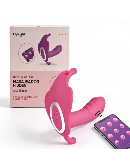 Masajeador hidden rosa / c9008 | Fly night | Estimuladores clítoris