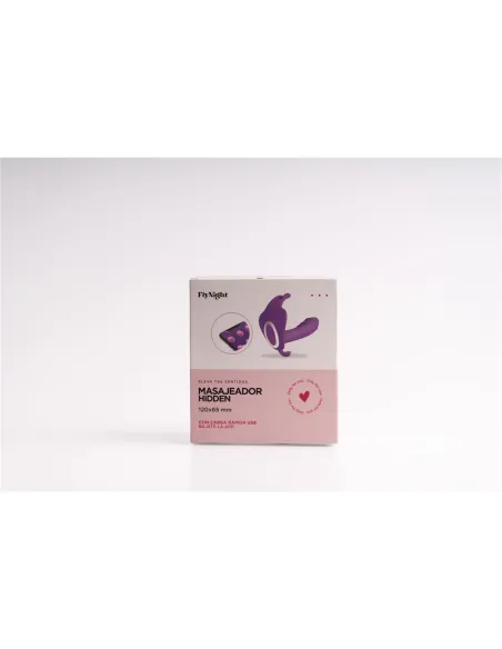 Masajeador hidden violeta / c9008 | Fly night | Estimuladores clítoris
