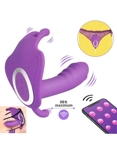 Masajeador hidden violeta / c9008 | Fly night | Estimuladores clítoris