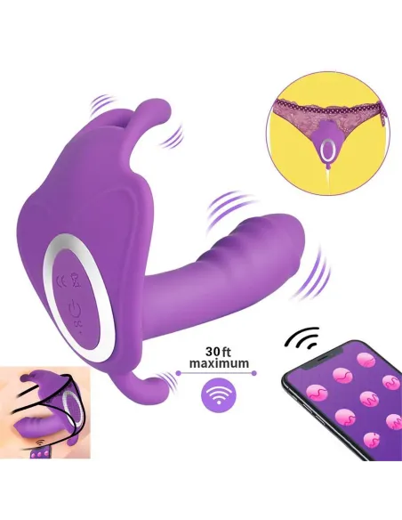 Masajeador hidden violeta / c9008 | Fly night | Estimuladores clítoris