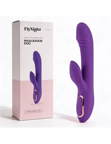 Masajeador duo violeta / c9009 | Fly night | Masajeadores