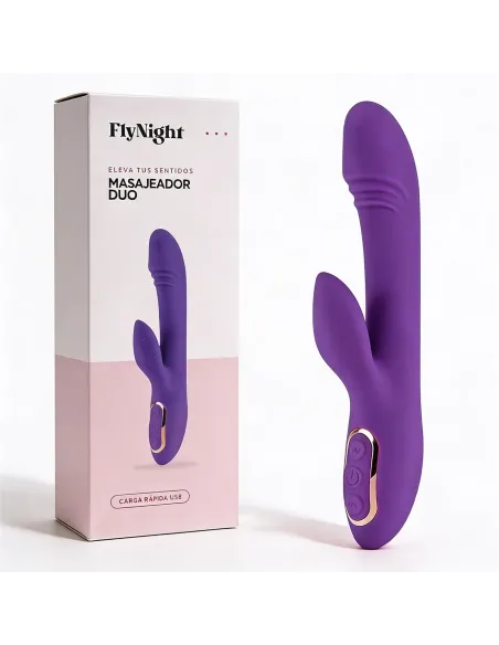 Masajeador duo violeta / c9009 | Fly night | Masajeadores