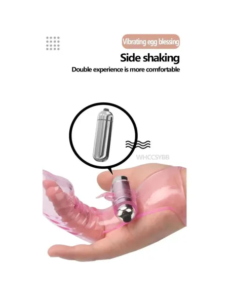 Finger vibrator bullet transparente / c9012 | Fly night | Vibradores