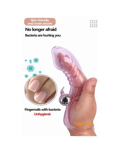 Finger vibrator bullet transparente / c9012 | Fly night | Vibradores