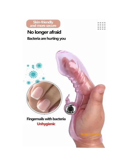 Finger vibrator bullet transparente / c9012 | Fly night | Vibradores