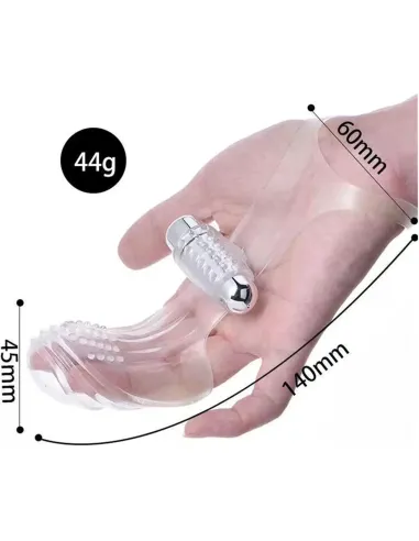 Finger vibrator bullet transparente / c9012 | Fly night | Vibradores