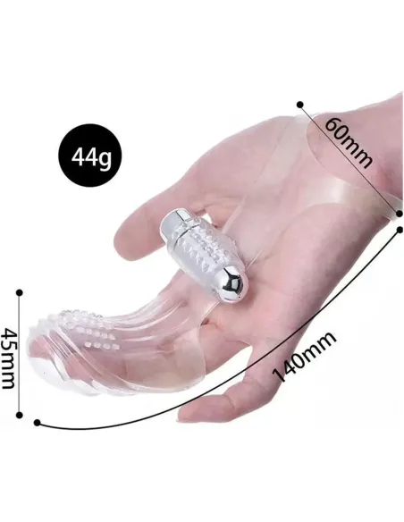 Finger vibrator bullet transparente / c9012 | Fly night | Vibradores