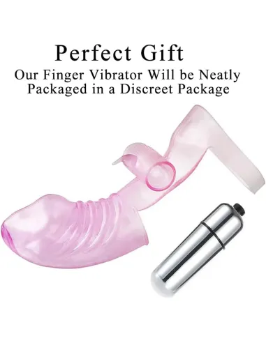 Finger vibrator bullet transparente / c9012 | Fly night | Vibradores