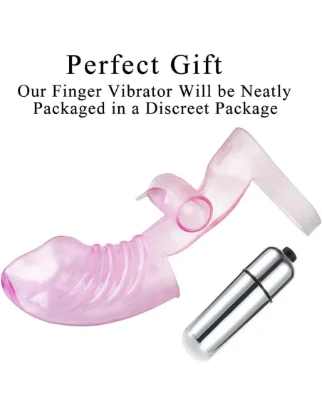 Finger vibrator bullet transparente / c9012 | Fly night | Vibradores