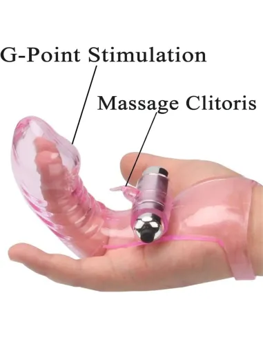 Finger vibrator bullet transparente / c9012 | Fly night | Vibradores