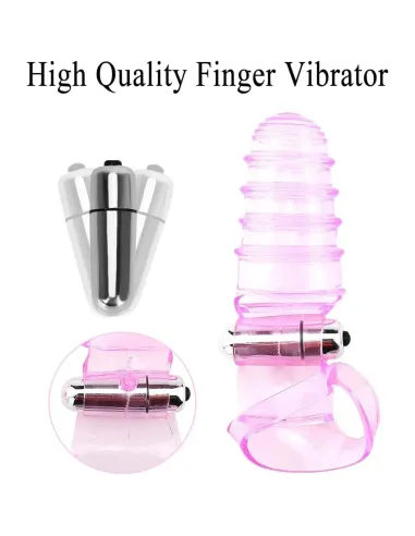 Finger vibrator bullet transparente / c9012 | Fly night | Vibradores